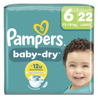 Pampers | Baby Dry | Langes | Taille 6 22 pc