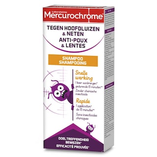 Mercurochrome | Shampooing | Anti-poux&lentes 12,5 cl