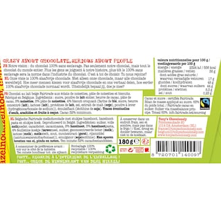 Tony's Chocolonely | Chocolat | Lait | Noisette Croustillant | Fairtrade 180 gr