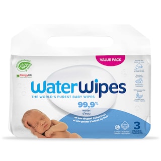 Waterwipes | Baby Wipes | Lingettes | Humide | Biodégradable | Value pack 