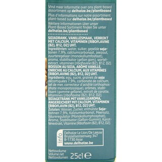 Delhaize | Plant-Based | Soya | Boisson | Vanille 
