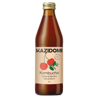Kazidomi | Kombucha | Griottes | Menthe | Bio 