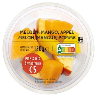 Delhaize | Fruities mini Meloen | Mango | Appel 