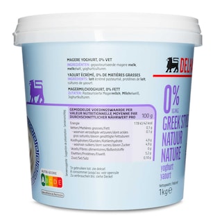 Delhaize | Yaourt | à la Grecque | Nature 0% 