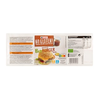 Delhaize | No Gluten! | Pain hamburger | Sans gluten | Bio 