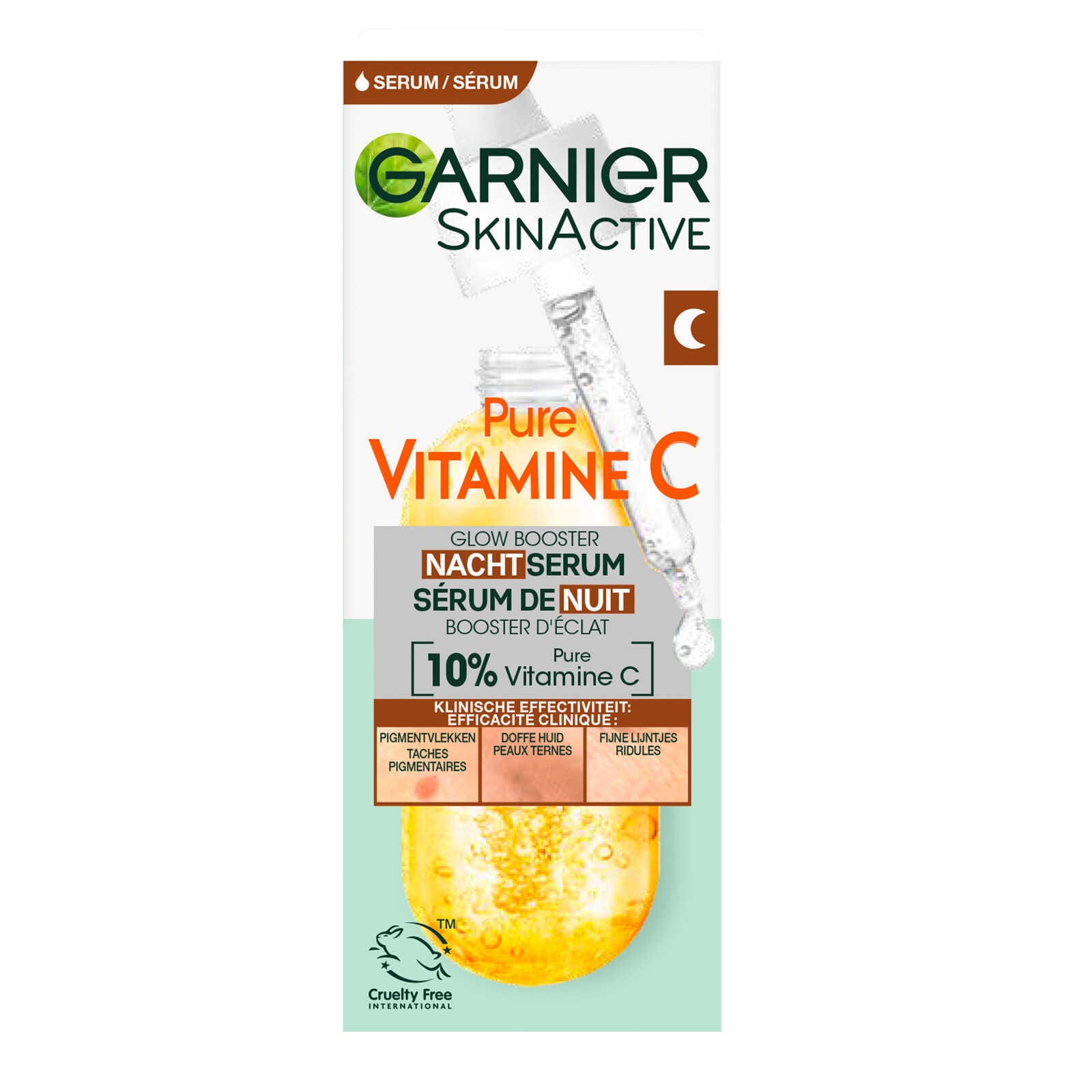 Garnier Anti-Pigmentvlekken | Nachtserum met Hyaluronzuur &  30ml