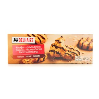Delhaize | Koekjes | Havervlokken | Chocolade 
