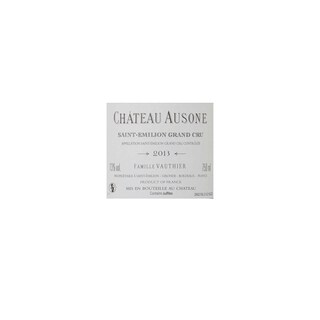 FR BORDEAUX SAINT EMILION | Château Ausone Grand Cru classé 2013 