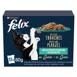 Felix | Aliment Chat | Adulte | Gelée | Poisson 960 gr