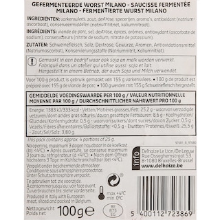 Delhaize | Salame milano 
