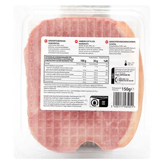 Delhaize | Jambon cuit à l'os | Artisanal | Tranches 150 gr