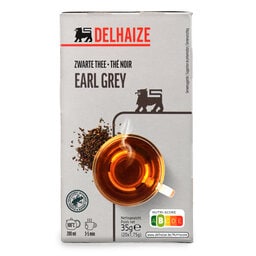 Delhaize | Thee | Zwart | Earl Grey | Zakjes 