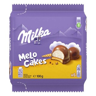 Milka | Melo Cakes | Biscuits | Chocolat | Cakes | 6 Pièces 100 gr
