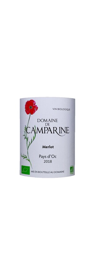 France - Frankrijk | Midi de la France - Oc IGP | La Camparine Merlot Rood 18 | Bio 