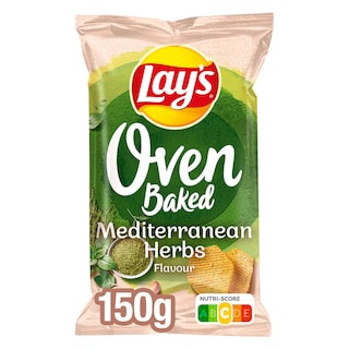 Lay's | Oven Baked | Chips | Mediterranean herbs 