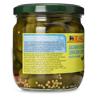 Delhaize | Cornichons | Vinaigre | Extra fins 