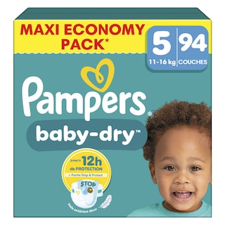 Pampers | Baby Dry | Luiers | Maat 5 | Maxi Pack 