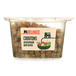 Delhaize | Korstjes | Salade | Pesto 