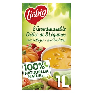 Liebig | DéliSoup' | Soep | 8 Groentenweelde-Balletjes 1 l