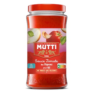 Mutti | Tomaatsaus | Ui Knoflook 