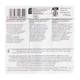 Delhaize | Brochette | Varken | Ui | Gemarineerd +/- 400 gr