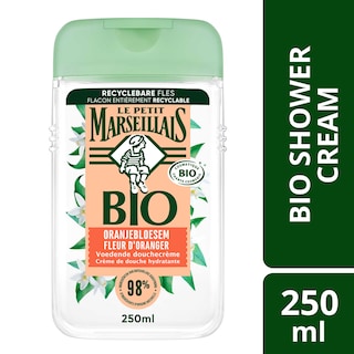 Le Petit Marseillais | Fleur d'Oranger | crème de douche | BIO 