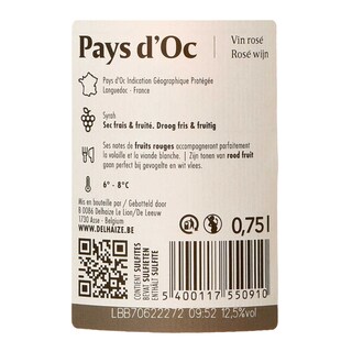 Delhaize | Pays d'Oc | Syrah Rosé 