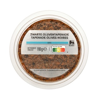 Delhaize | Tapenade olives noires 110 gr