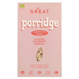 GR'EAT granola | Porridge | Amande-framboise | Prébio | Bio 