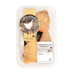 Delhaize | Cuisses | Poulet maïs | Coqardenne +/- 550 gr