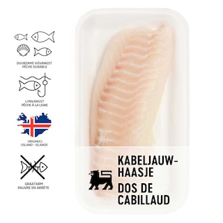 Delhaize | Kabeljauwhaasje +/- 325 gr