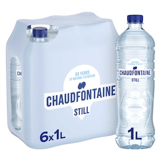 Chaudfontaine | Eau minérale | Non pétillante | PET 6 x 1 l