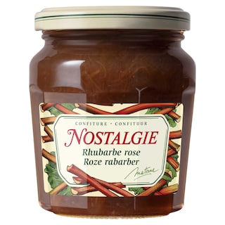 Materne | Nostalgie | Confiture | Rhubarbe rose 