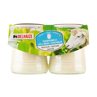 Delhaize | Yaourt | Nature | Lait de brebis 2 x 125 gr