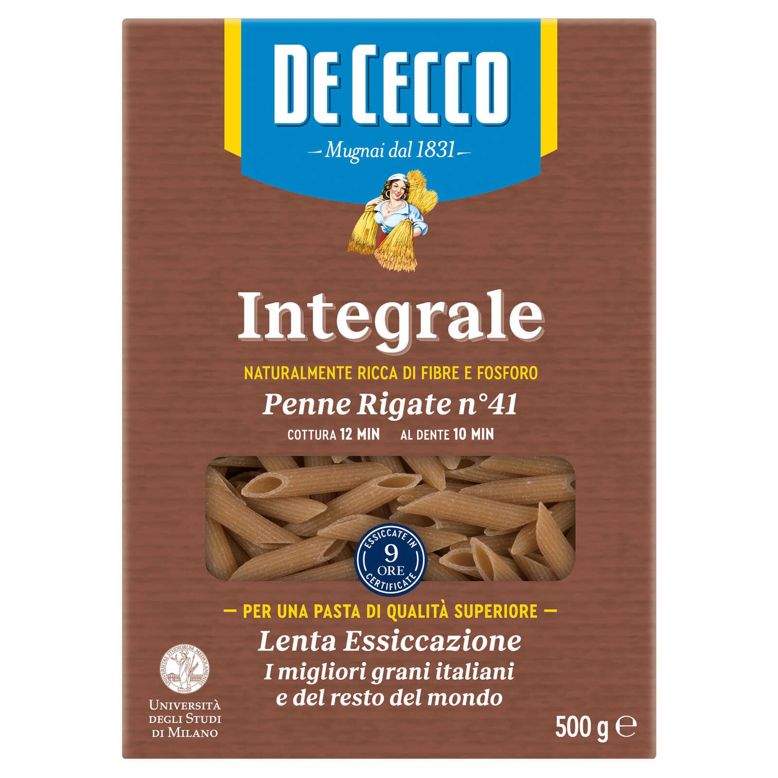 De Cecco Pasta | Penne | Rigate | Volkoren