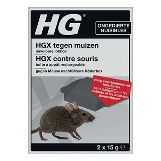 HG | Boîte à appât contre les souris | 2pc 2 pc