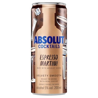 Absolut | Blikje | Wodka | Espresso Martini | 5% 