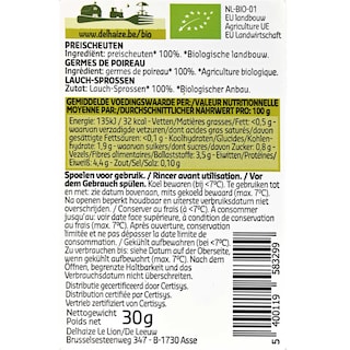 Delhaize | Bio | Germes de poireaux | bio 