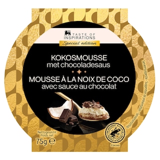 Taste of Inspirations | Dessert | Mousse | Kokosnoot | Chocolade 