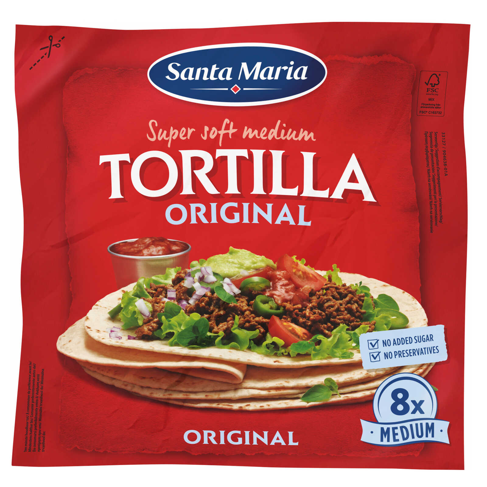 Santa Maria Tortilla | Soft | Original | 8st.
