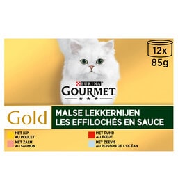 Gourmet | Gold | Aliment Chat | Effilochés en Sauce | Poulet 