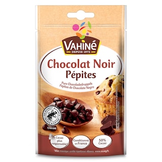 Vahiné | Chocolade | Klompjes | Zwart 