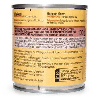 Delhaize | Haricots | Blancs 130 gr