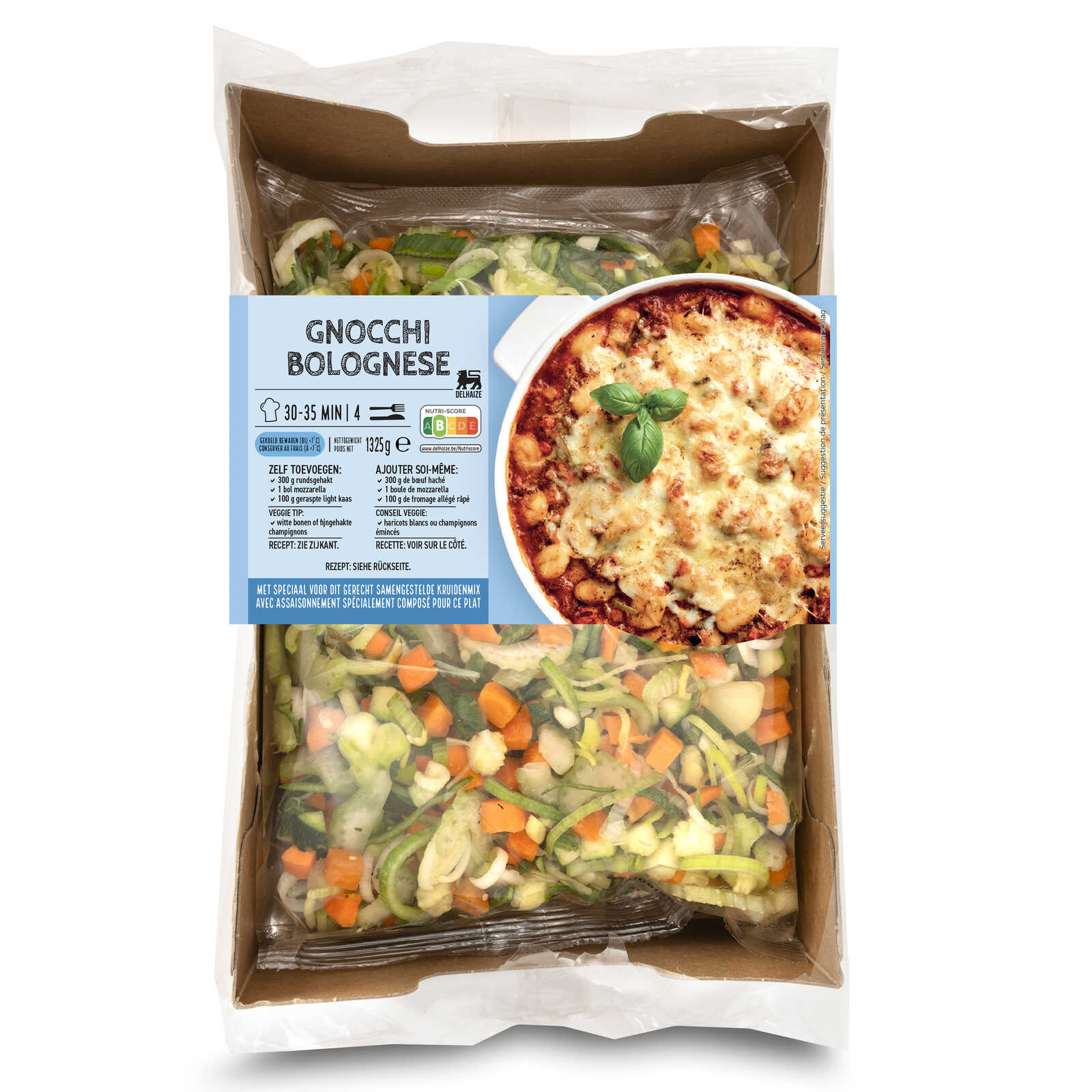 Delhaize Maaltijdbox | Gnocchi | Bolognese