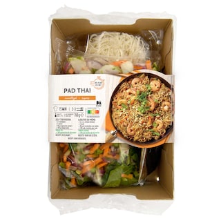 Delhaize | Maaltijdbox | Versneden | Pad thai 