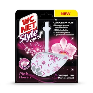 WC Net | WC-Blok | Style | Pink Flowers | 2de halve prijs 