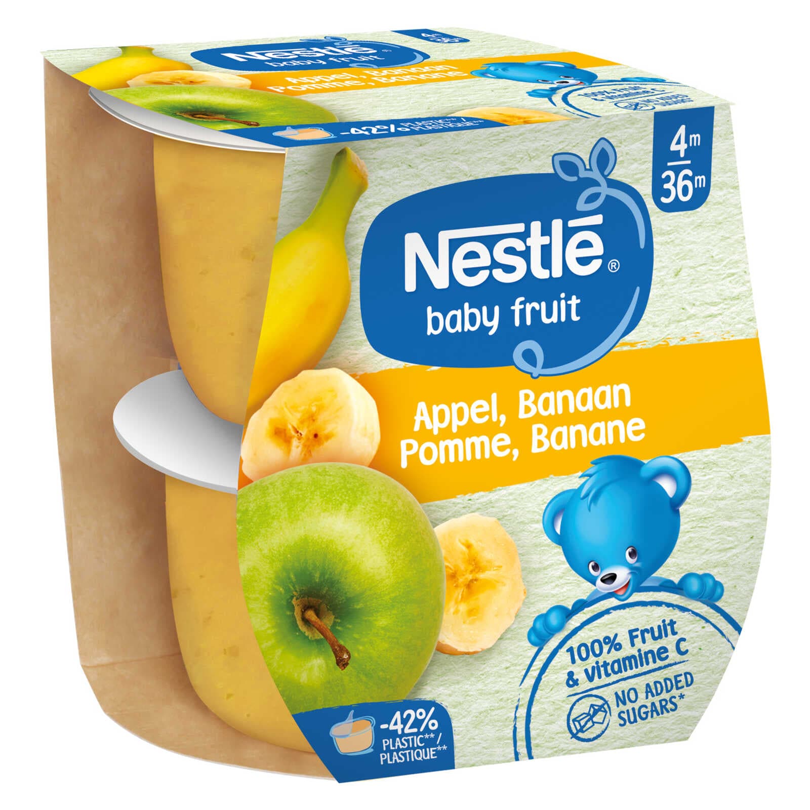 Nestlé Fruit | Banaan Appel | 4 maanden