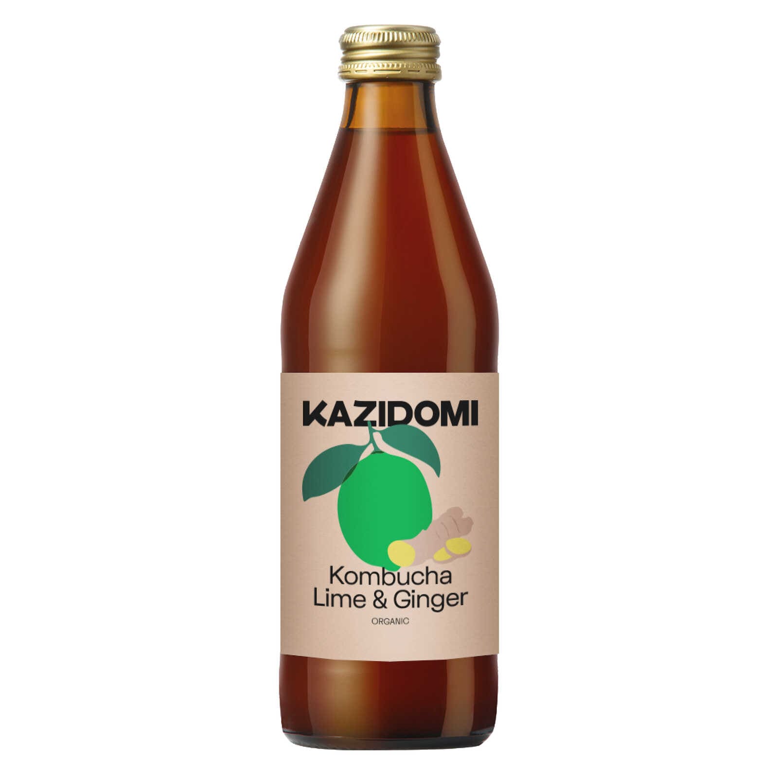 Kazidomi Kombucha tea | Limoen gember | Bio