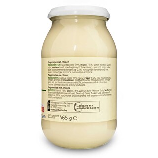 Delhaize | Mayonnaise | Citron 465 gr