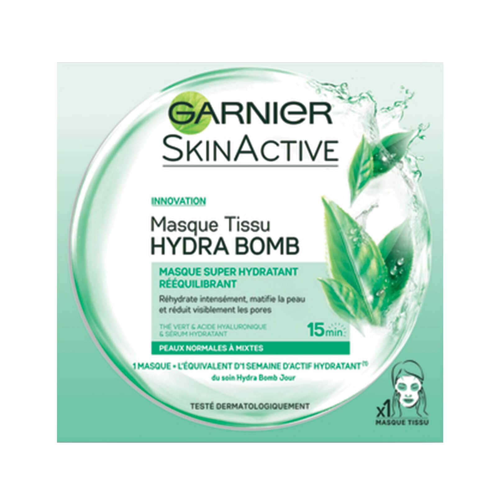 Garnier Masker | Hydra bomb | Regulerend